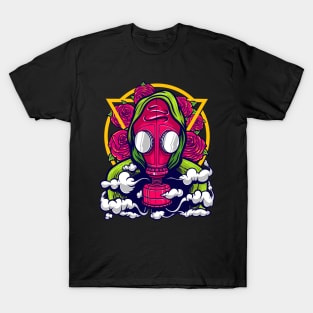 Toxic Apocalyptic Pandemic Respirator Survival Gas Mask T-Shirt